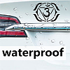 4Pcs 4 Styles Chakra Square PET Waterproof Self-adhesive Car Stickers DIY-GF0007-45D-3