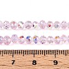 Transparent Glass Beads Strands LS-EGLA-N016-4mm-04-4