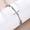 201 Stainless Steel Link Chain Bracelets BJEW-A032-02P-03-4