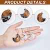 6Pcs 6 Styles Natural & Synthetic Gemstone Copper Wire Pendants G-CA0001-56-5