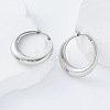 304 Stainless Steel Hoop Earrings HU3505-2