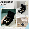 6Pcs Imitation Leather Cufflink Packaging Boxes CON-GO0001-29-5
