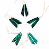 Natural Malachite Pendants G-G827-04T-1