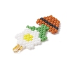 MIYUKI Glass Seed Beaded Pendants PALLOY-MZ01259-01-4
