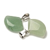 Natural Green Aventurine Pendants G-Z067-05P-06-3