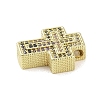 Real 18K Gold Plated Brass Micro Pave Cubic Zirconia Pendants KK-A209-01G-2