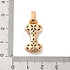 Brass Micro Pave Cubic Zirconia Pendants KK-C076-29I-G02-3