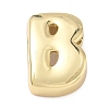 Brass Initial Beads KK-B167-27G-01B-1