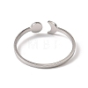 304 Stainless Steel Open Cuff Rings RJEW-Q808-01A-P-3