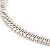 Brass Micro Pave Cubic Zirconia Link Chain Bracelets BJEW-F416-06P-3