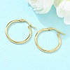 Ion Plating(IP) 304 Stainless Steel Hoop Earrings X-EJEW-N0016-11G-C-1