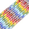 Electroplate Glass Beads Strands EGLA-D300-05-11-1