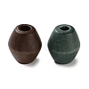 Spray Painted Wooden European Beads WOOD-A029-05-1