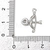 Brass Pave Clear Cubic Zirconia Pendants LS-KK-L238-11P-3