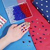 300Pcs 3 Colors Glass Beads GLAA-PH0004-58-3