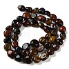 Three-Color Natural Tiger Eye Beads Strands G-C268-A04-8x10mm-3