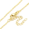 Brass Pave Cubic Zirconia Boy Love Pendant Necklaces for Women NJEW-S430-01G-04-3