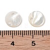 Natural White/Black Shell Carved Pendants SSHEL-D084-01A-3