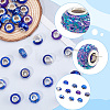 100Pcs 10 Styles Resin European Beads RPDL-SP0001-08-6