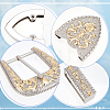 Belt Zinc Alloy Buckle Sets FIND-GF0009-34-6