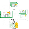 CREATCABIN 50Pcs Duck Theme Paper Card AJEW-CN0001-98I-3