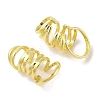 Brass Cuff Earrings for Women EJEW-I305-05G-2