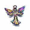 Rainbow Color Alloy Pendants PALLOY-S180-040-RS-3