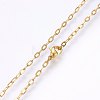 304 Stainless Steel Cable Chains Necklaces MAK-L015-36A-1