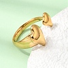 304 Stainless Steel Cuff Open Rings SA-CBA90C5-03A-G-2