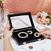 Rectangle Jewelry PU Leather Loose Diamond Storage Box CON-WH0094-45B-3