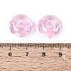 Transparent Acrylic European Beads OACR-E033-25D-3