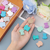 24Pcs 24 Style Food Grade Eco-Friendly Silicone Beads SIL-CA0002-61-3