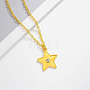 Alloy Crystal Rhinestone Pendant Necklaces FS-WG93701-07-1