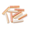 Electroplate Glass Beads GLAA-D024-01I-2