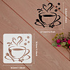 Large Plastic Reusable Drawing Painting Stencils Templates DIY-WH0172-588-2