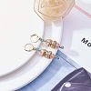 Brass Huggie Hoop Earring Findings KK-L179-04G-A-4