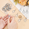 DIY Blank Dome & Teardrop 304 Stainless Steel Dangle Earring Making Kit EJEW-UN00003-4