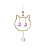 Metal Hanging Ornaments PW-WGAA007-03-1