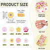 200Pcs 5 Colors Handmade Polymer Clay Bead CLAY-TA0002-14-4