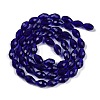 Transparent Imitation Jade Glass Beads Strands GLAA-N005-T4mm-D07-2