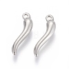 304 Stainless Steel Pendants STAS-L232-010B-1