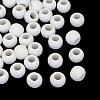 Rondelle Opaque Acrylic Large Hole Beads SACR-R888-06-1