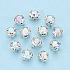 Sew on Rhinestone Montee Beads KK-T071-01G-01-1