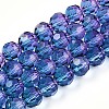 Baking Paint Transparent Glass Beads X1-DGLA-A035-T10mm-A07-1