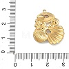 304 Stainless Steel Enamel Pendants STAS-I369-03G-3