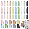 WADORN 40Pcs 10 Colors Alloy Aglets for Shoelaces FIND-WR0010-91-1