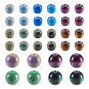 Craftdady 250Pcs 10 Styles Resin Beads RESI-CD0001-18-2