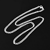 Spray Painted 201 Stainless Steel Curb Chain Necklaces NJEW-R258-01A-2
