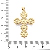Rack Plating Brass with ABS Imitation Pearl KK-Q017-13G-3