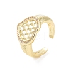 Brass Cuff Finger Rings RJEW-H227-02G-03-2